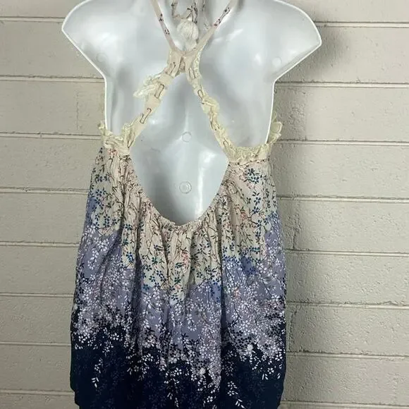 POL Floral Halter Tie Blouse size S - Picture 3 of 5